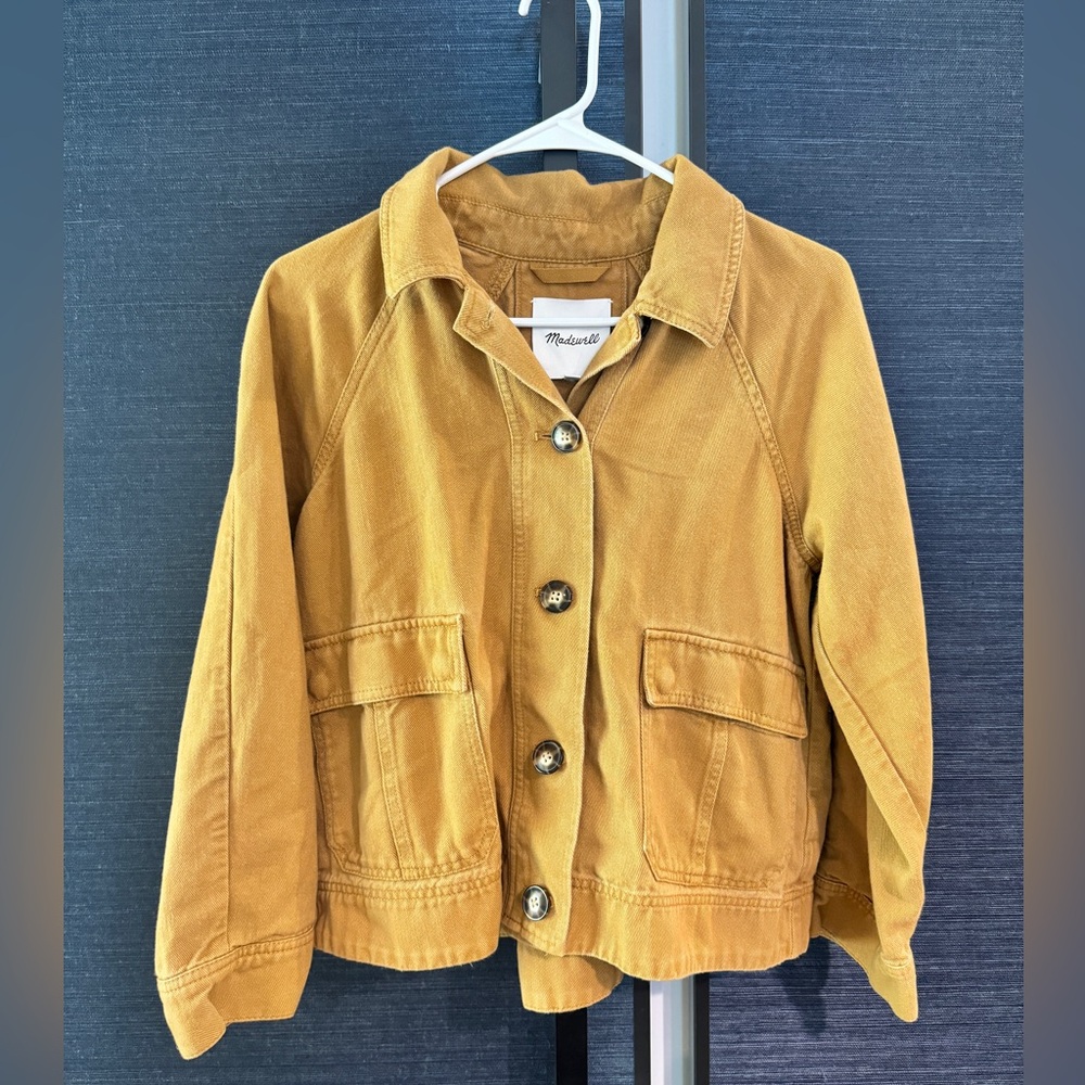 Madewell Cropped Yellow Jacket